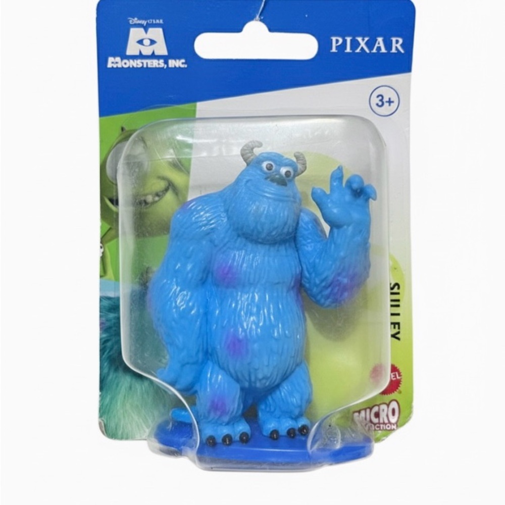 🫟 3/$25 Disney Pixar Monsters Inc Sulley Mattel Micro Collection Mini Figure Toy